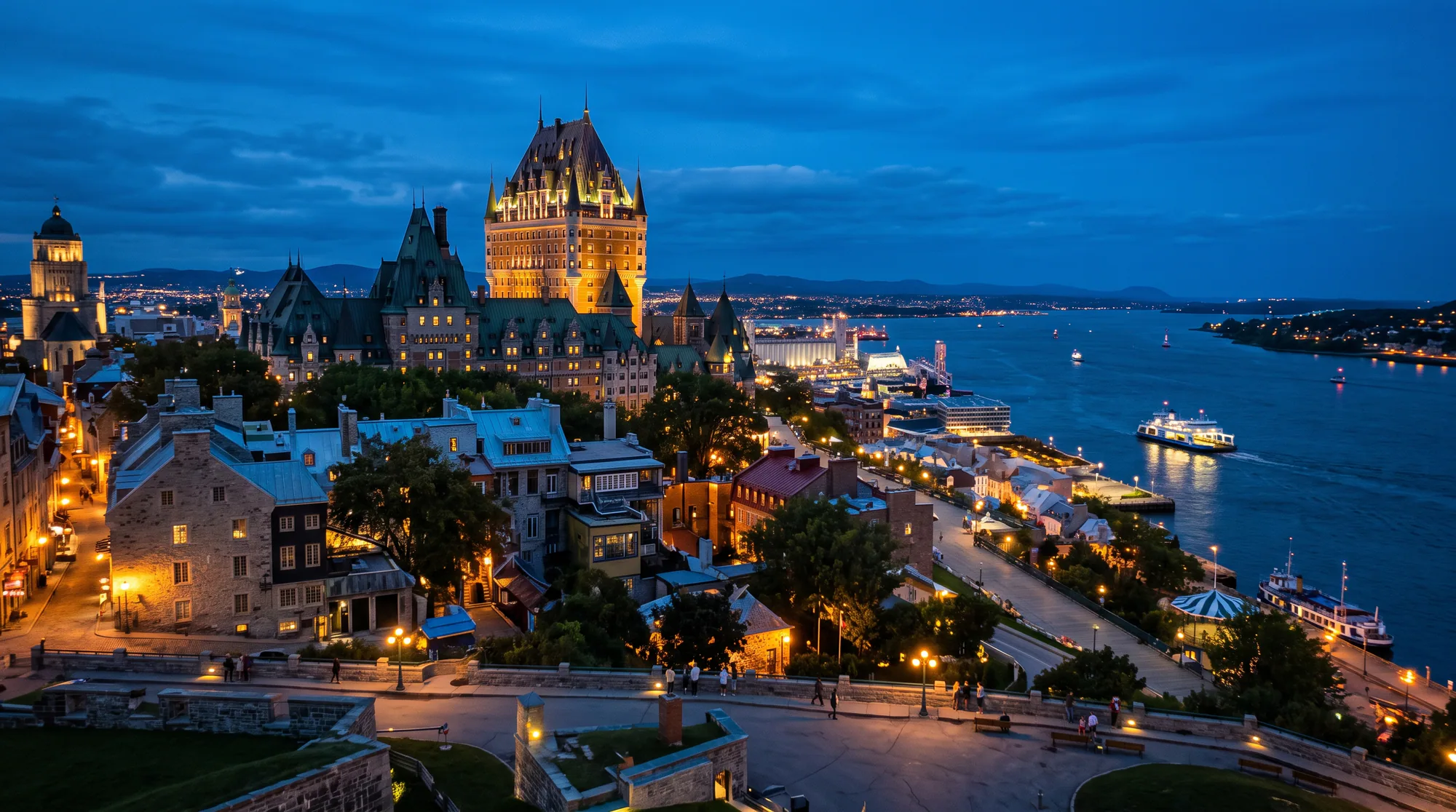 Quebec City, QC skyline