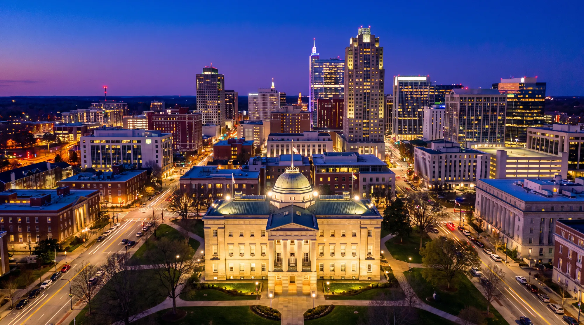 Raleigh, NC skyline