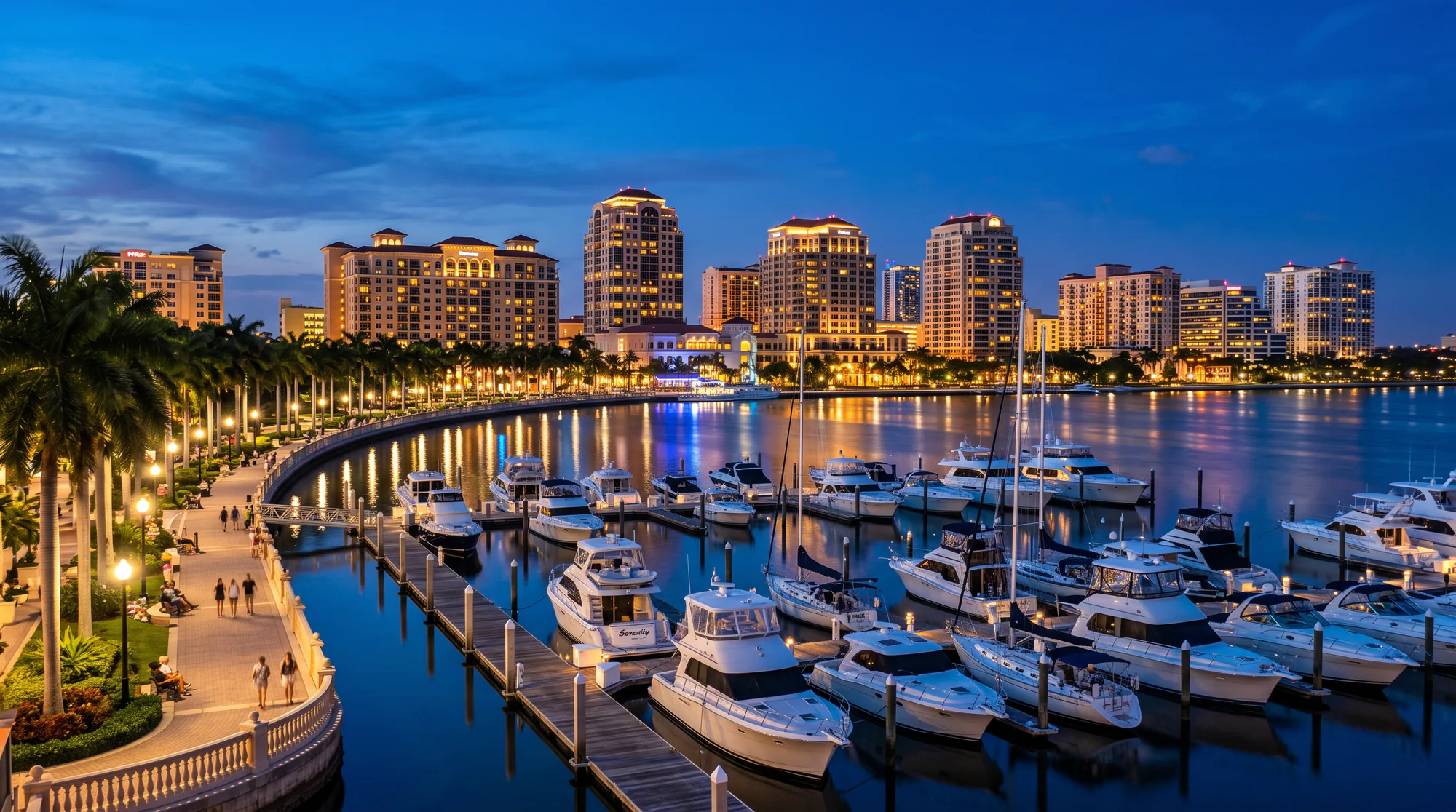 West Palm Beach, FL skyline